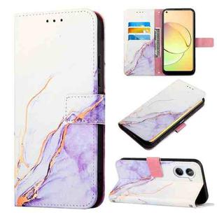 For Realme 10 4G PT003 Marble Pattern Flip Leather Phone Case(LS006)