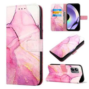 For Realme 10 Pro 5G PT003 Marble Pattern Flip Leather Phone Case(LS001)