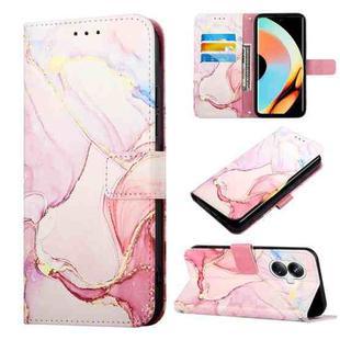 For Realme 10 Pro+ 5G PT003 Marble Pattern Flip Leather Phone Case(LS005)