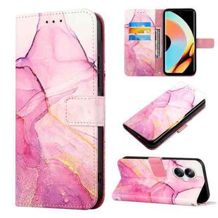 For Realme 10 Pro+ 5G PT003 Marble Pattern Flip Leather Phone Case(LS001)