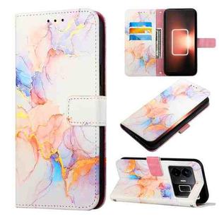 For Realme GT Neo 5 5G / GT3 PT003 Marble Pattern Flip Leather Phone Case(LS004)