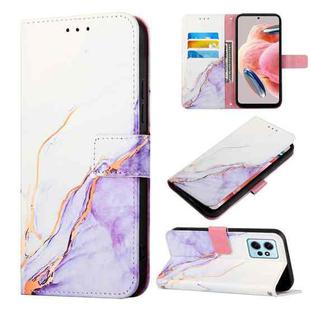 For Xiaomi Redmi Note 12 4G Global PT003 Marble Pattern Flip Leather Phone Case(LS006)