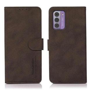 For Nokia G42 KHAZNEH Matte Texture Leather Phone Case(Brown)