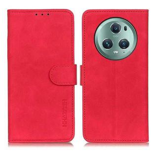 For Honor Magic5 Pro KHAZNEH Retro Texture Flip Leather Phone Case(Red)