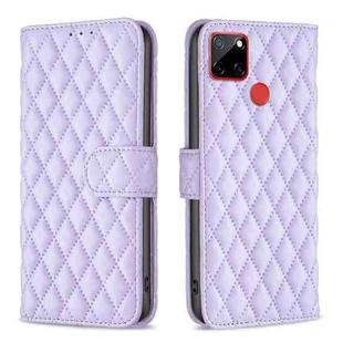 For Nokia C12 Diamond Lattice Wallet Flip Leather Phone Case(Purple)