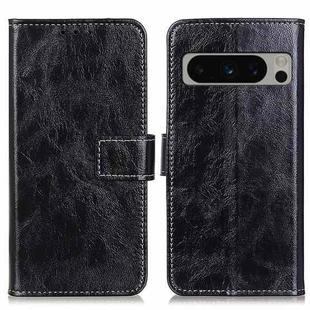 For Google Pixel 8 Pro Retro Crazy Horse Texture Flip Leather Phone Case(Black)