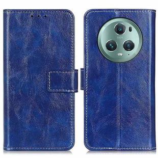 For Honor Magic5 Pro Retro Crazy Horse Texture Flip Leather Phone Case(Blue)