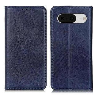 For Google Pixel 8 Magnetic Crazy Horse Texture Leather Phone Case(Blue)