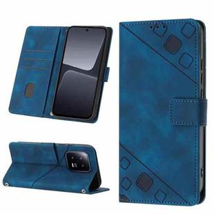 For Xiaomi 13 Pro Skin-feel Embossed Leather Phone Case(Blue)