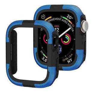 For Apple Watch Series SE 2&6&SE&5&4 44mm Armor Frame Watch Case(Blue)