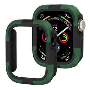 For Apple Watch Series SE 2&6&SE&5&4 44mm Armor Frame Watch Case(Green)