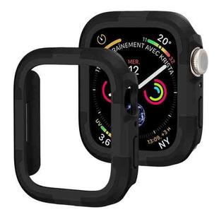 For Apple Watch Series 8 & 7 45mm Armor Frame Watch Case(Black)