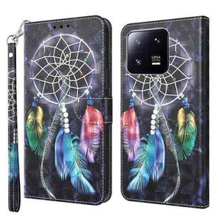 For Xiaomi 13 Pro 3D Painted Pattern Leather Phone Case(Colorful Dreamcatcher)