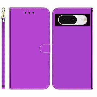 For Google Pixel 8 Imitated Mirror Surface Leather Phone Case(Purple)