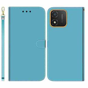 For Honor X5 Imitated Mirror Surface Leather Phone Case(Blue)