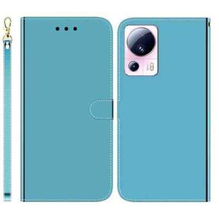 For Xiaomi 13 Lite / Civi 2 Imitated Mirror Surface Leather Phone Case(Blue)