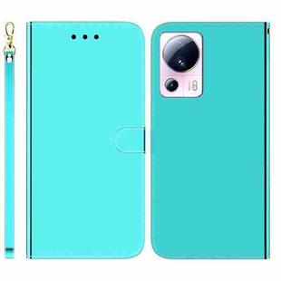 For Xiaomi 13 Lite / Civi 2 Imitated Mirror Surface Leather Phone Case(Mint Green)