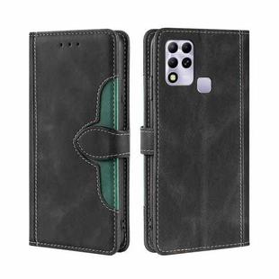 For Infinix Hot 11 Russia Skin Feel Magnetic Buckle Leather Phone Case(Black)