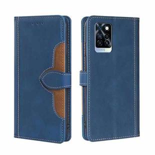 For Infinix Note 10 Pro Skin Feel Magnetic Buckle Leather Phone Case(Blue)