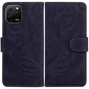 For Huawei nova Y61 / Enjoy 50z Tiger Embossing Pattern Flip Leather Phone Case(Black)