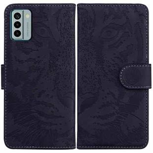 For Nokia G22 Tiger Embossing Pattern Flip Leather Phone Case(Black)