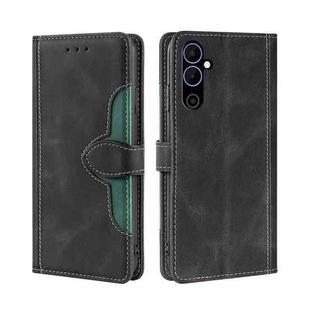 For Tecno Pova Neo 2 Skin Feel Magnetic Buckle Leather Phone Case(Black)