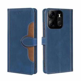 For Tecno Spark GO 2023 / Pop 7/Pop 7 Pro Skin Feel Magnetic Buckle Leather Phone Case(Blue)