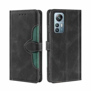 For Blackview A85 Skin Feel Magnetic Buckle Leather Phone Case(Black)