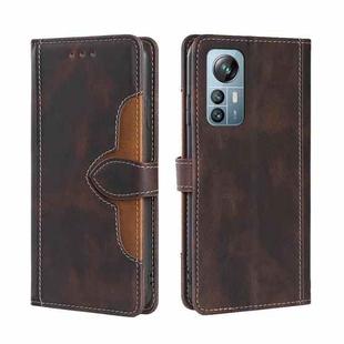 For Blackview A85 Skin Feel Magnetic Buckle Leather Phone Case(Brown)