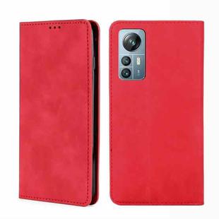 For Blackview A85 Skin Feel Magnetic Horizontal Flip Leather Phone Case(Red)