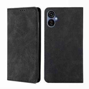 For Tecno Camon 19 Neo Skin Feel Magnetic Horizontal Flip Leather Phone Case(Black)