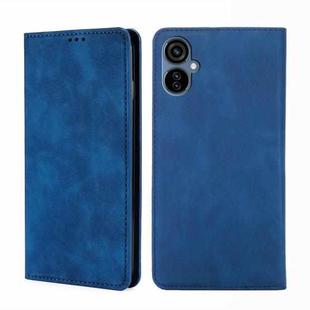 For Tecno Camon 19 Neo Skin Feel Magnetic Horizontal Flip Leather Phone Case(Blue)