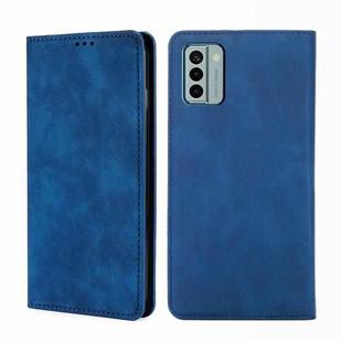 For Nokia G22 Skin Feel Magnetic Horizontal Flip Leather Phone Case(Blue)