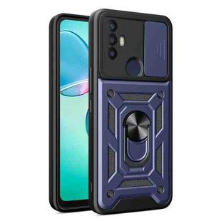 For TCL 30 SE Sliding Camera Cover Design TPU + PC Phone Case(Blue)