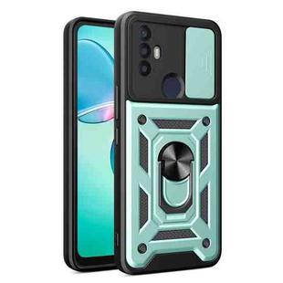 For TCL 30 SE Sliding Camera Cover Design TPU + PC Phone Case(Green)