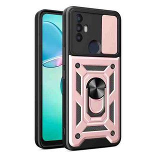 For TCL 30 SE Sliding Camera Cover Design TPU + PC Phone Case(Rose Gold)