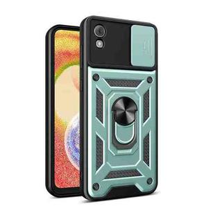 For TCL 30 Z Sliding Camera Cover Design TPU + PC Phone Case(Green)