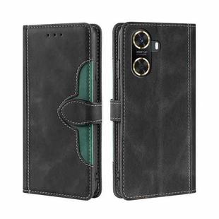 For Huawei Enjoy 60 Skin Feel Magnetic Buckle Leather Phone Case(Black)