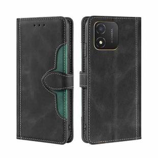 For Honor X5 4G Skin Feel Magnetic Buckle Leather Phone Case(Black)