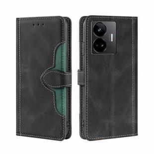 For Realme GT Neo 5 / GT3 / GT Neo 5 240W Skin Feel Magnetic Buckle Leather Phone Case(Black)