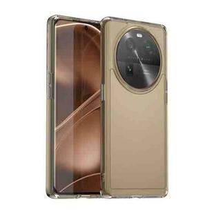 For OPPO Find X6 5G Candy Series TPU Phone Case(Transparent Grey)