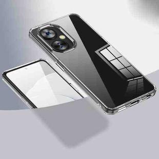 For OnePlus Nord CE 3 Lite Armor Clear TPU Hard PC Phone Case(Transparent)