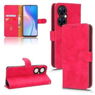 For Huawei Maimang 20 Skin Feel Magnetic Flip Leather Phone Case(Rose Red)