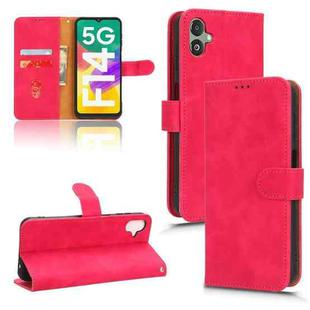 For Samsung Galaxy F14 Global Skin Feel Magnetic Flip Leather Phone Case(Rose Red)