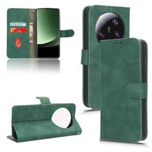 For Xiaomi 13 Ultra Skin Feel Magnetic Flip Leather Phone Case(Green)