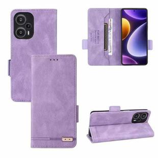 For Xiaomi Redmi Note 12 Turbo Magnetic Clasp Leather Phone Case(Purple)