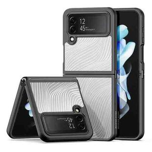 For Samsung Galaxy Z Flip4 5G DUX DUCIS Aimo Series TPU + PC Frosted Feel Phone Case(Black)