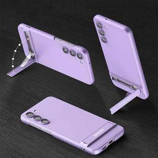 For Samsung Galaxy S23 5G GKK Triumph Ultra Thin Full Coverage Phone Case with Stand(Purple)