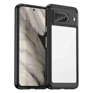 For Google Pixel 8 Colorful Series Acrylic + TPU Phone Case(Black)