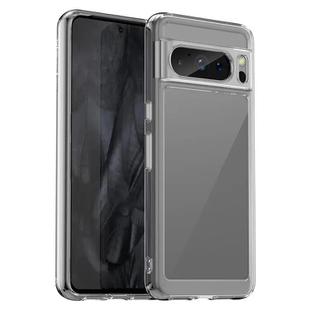 For Google Pixel 8 Pro Colorful Series Acrylic + TPU Phone Case(Transparent)